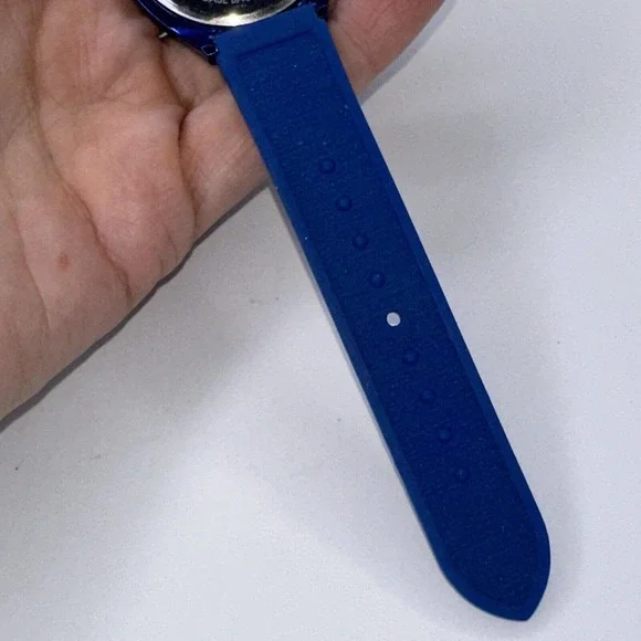 Lacoste Blue Teal Watch Rubber Band Quartz Gator Face Mens Lacoste Blue Watch Quartz Gator Face Unisex Rubber Band 42  main image 2